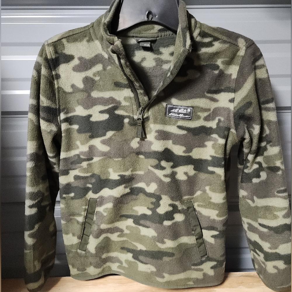 Eddie Bauer Kids Camo Fleece Pullover